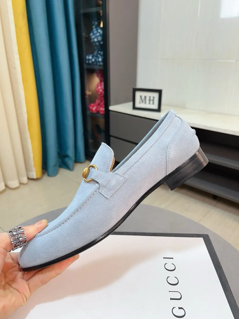 Men's shoes 💰500🌹🌹【GUCCI】The most popular classic Gucci leather shoes. Synchronized with the official website, the upper is made of Italian first-layer cowhide ➕cowhide lining, with unique brand and unique craftsmanship. Highlighting the hot style of the new year. Stop hesitating, stop wandering, get it now. Number: 38--44